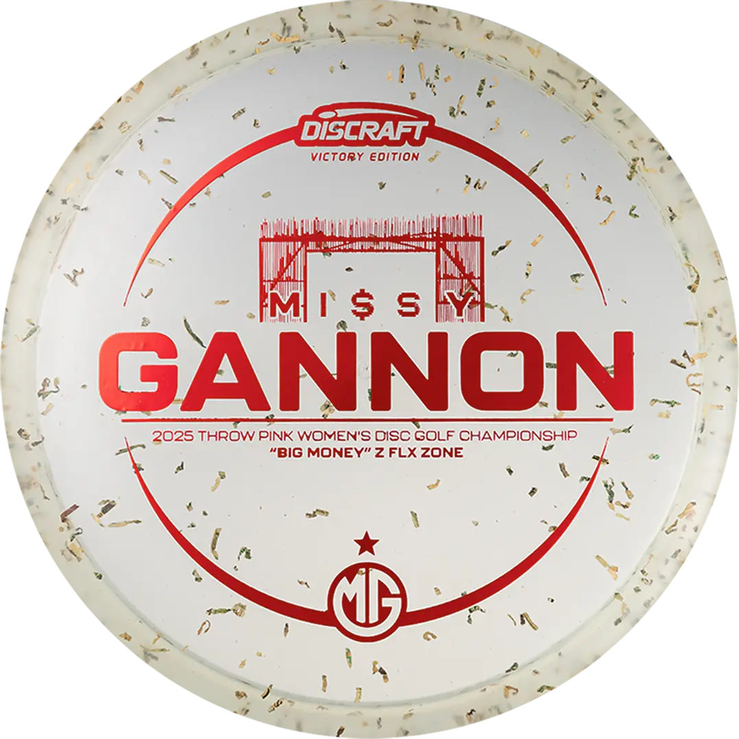 Discraft Shredded Money Flx Zone Missy Gannon Throw Pink 2025 Limited Edition 1