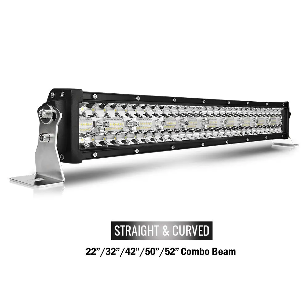 T31 Series 22-52 Inch Tri-Row Straight&Curved Combo Beam Led Light Bars 1
