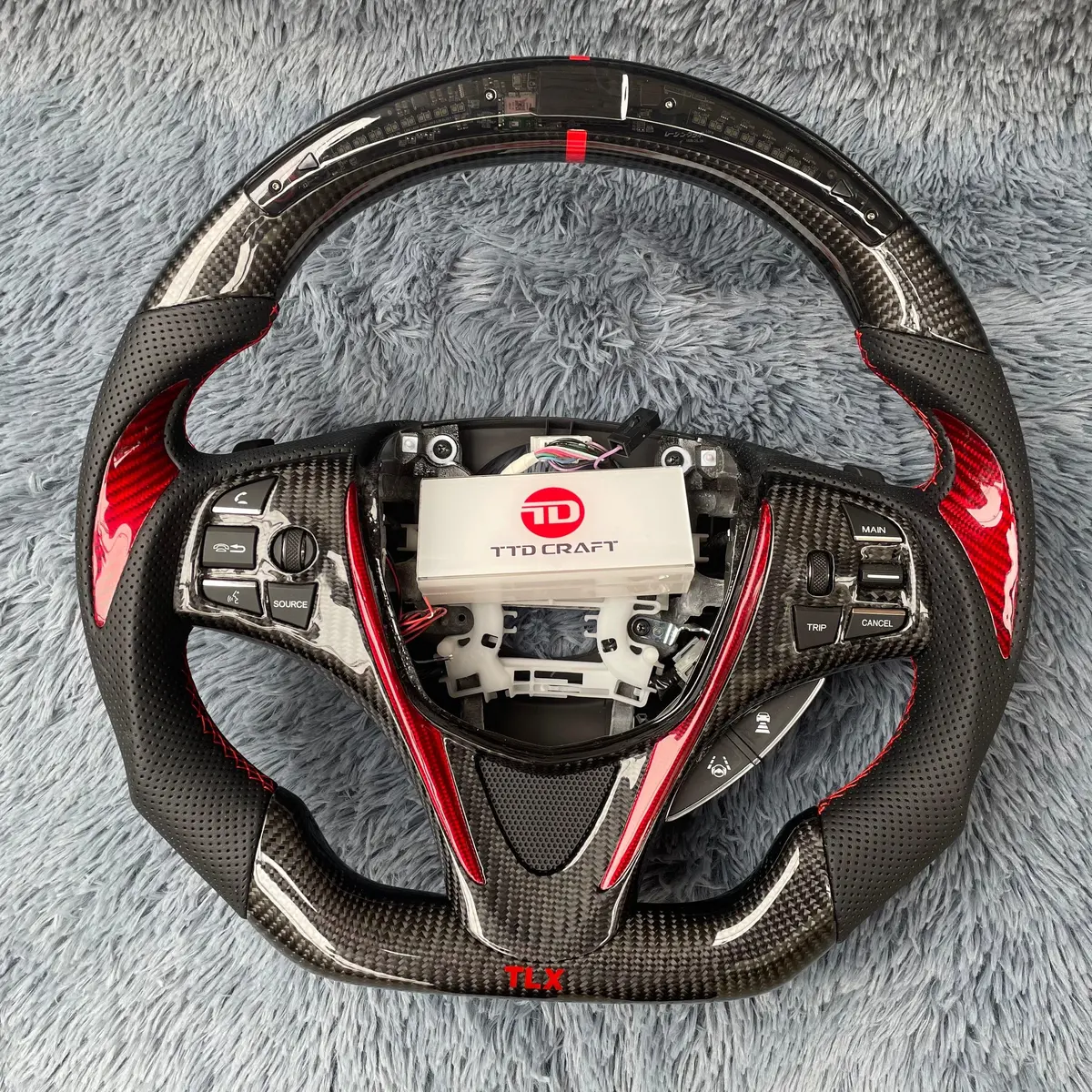 Acura Tlx/Mdx 2015-2020 Carbon Fiber Steering Wheel |Ttd Craft 2