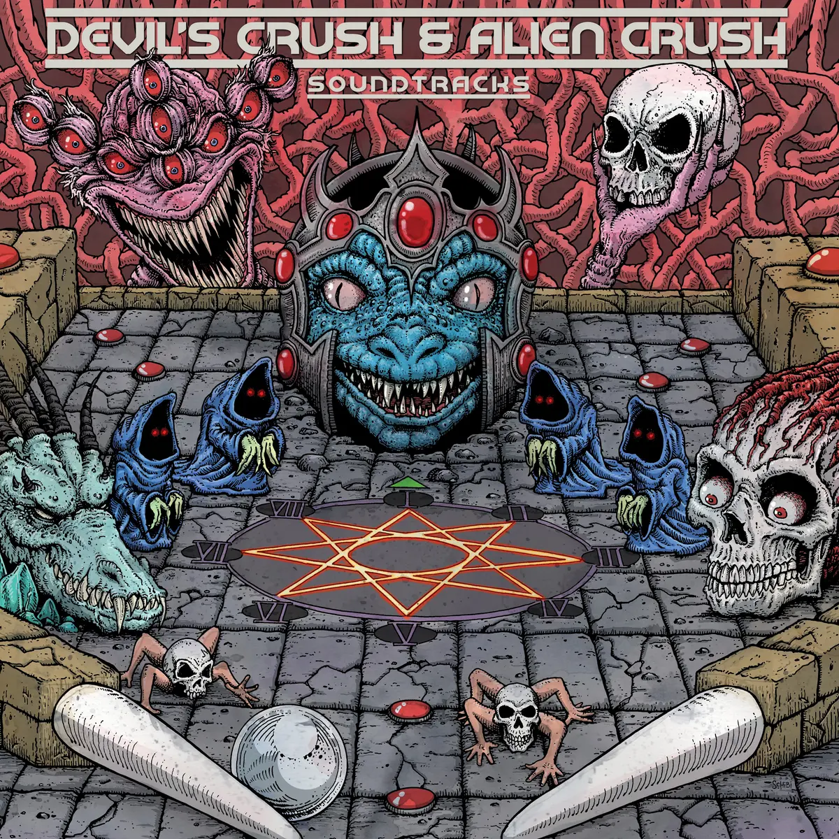 Devil's Crush And Alien Crush Soundtracks Lp Mondo Exclusive 1