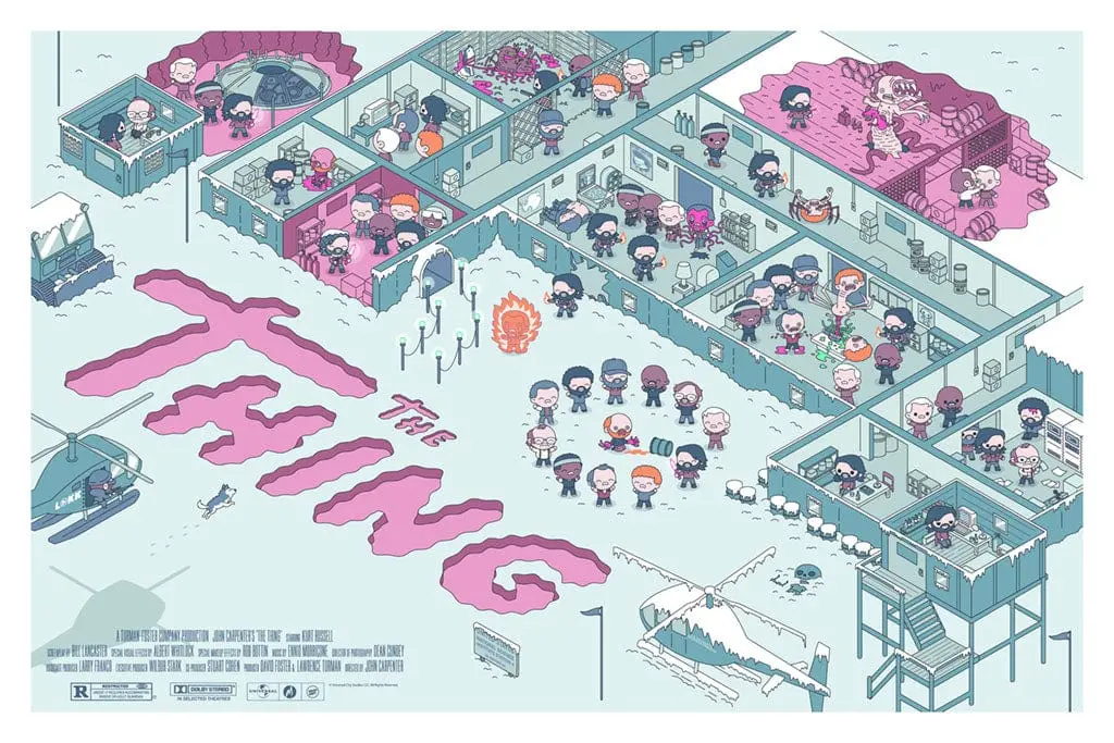 The Thing - Screenprinted Poster 1