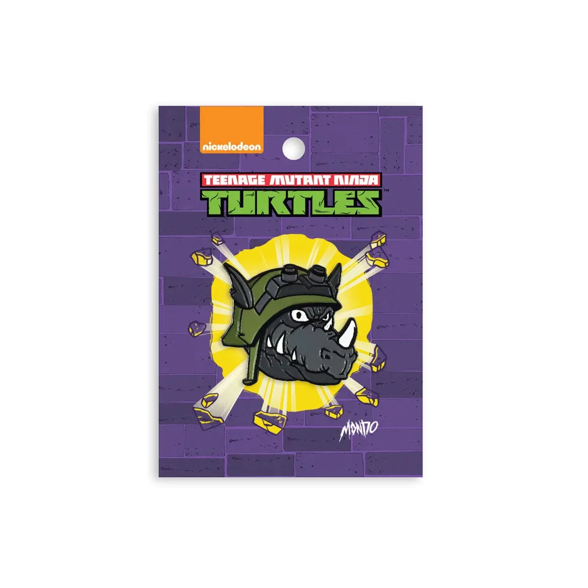 Tmnt – Rocksteady Enamel Pin 1