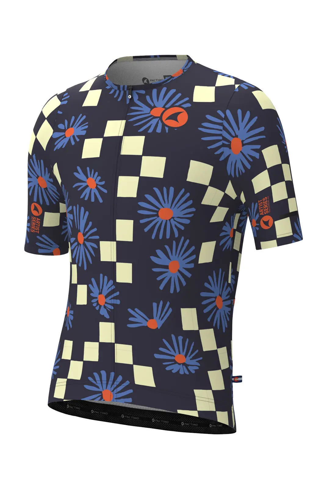 Men's Aster Checks Summit Jersey X Tracy Schifeling 1