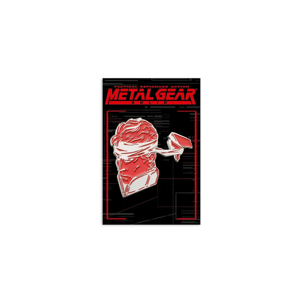 Solid Snake Enamel Pin 1