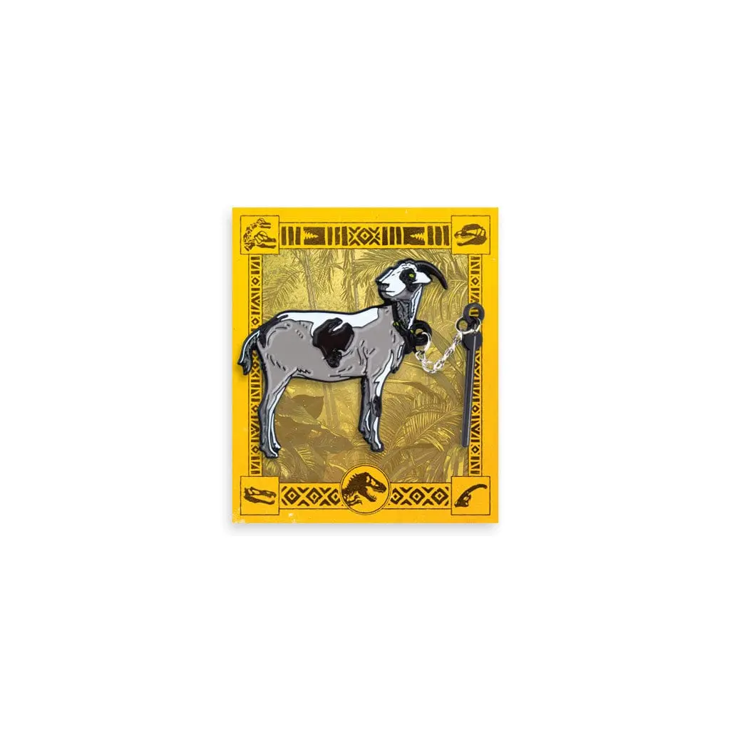 Jurassic Park – The Goat Enamel Pin 1