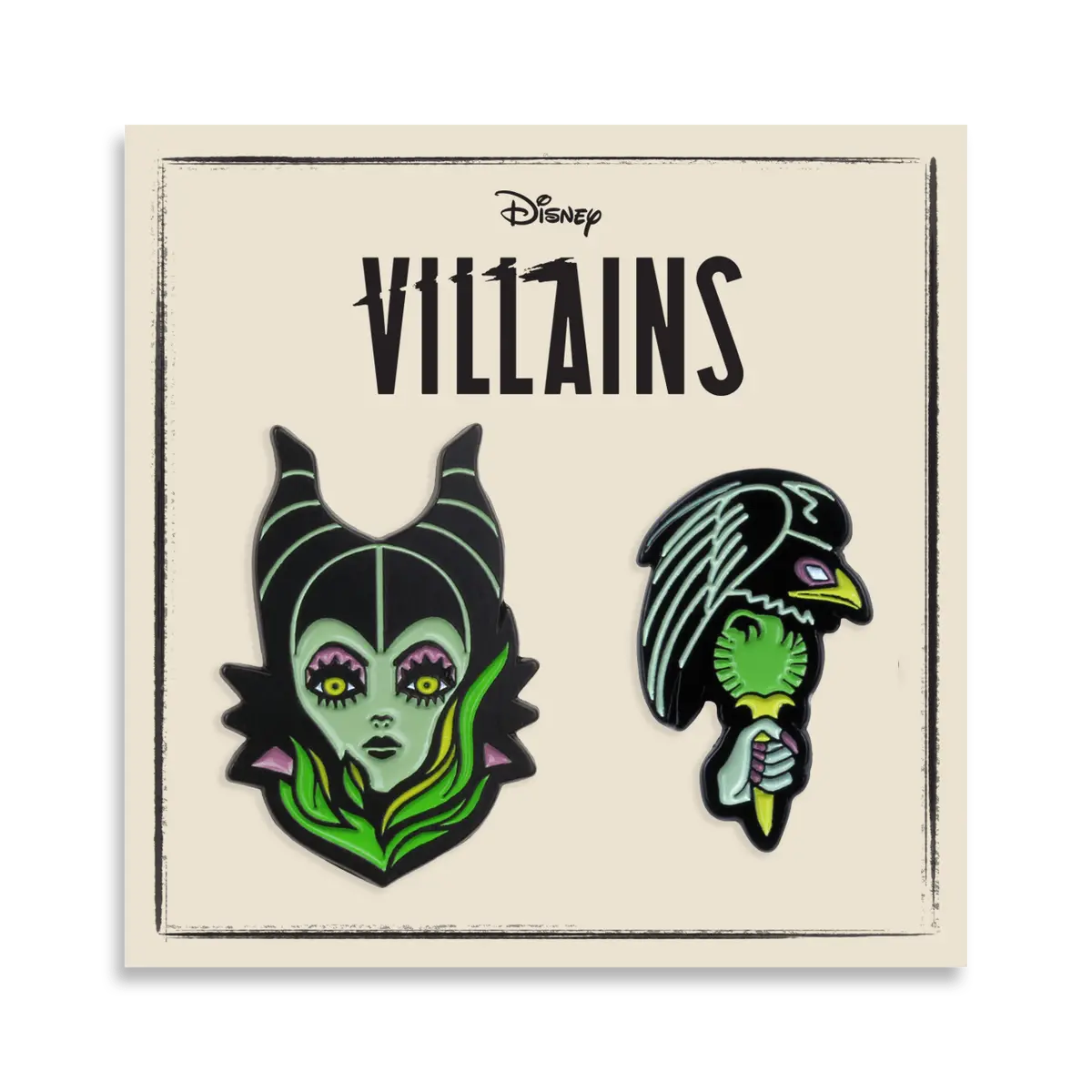 Sleeping Beauty – Maleficent 2-Pin Set 1