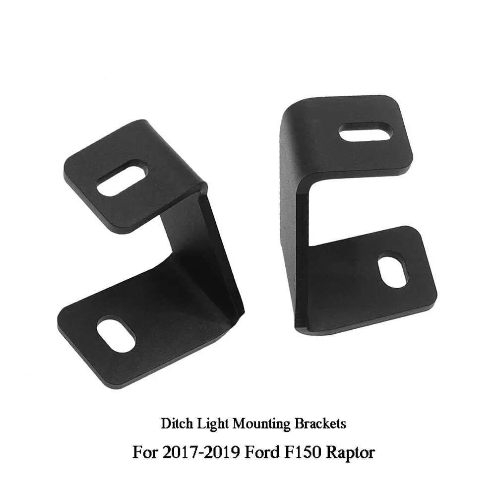 2017-2019 Ford F150 Raptor A-Pillar Hood Mounting Brackets 1