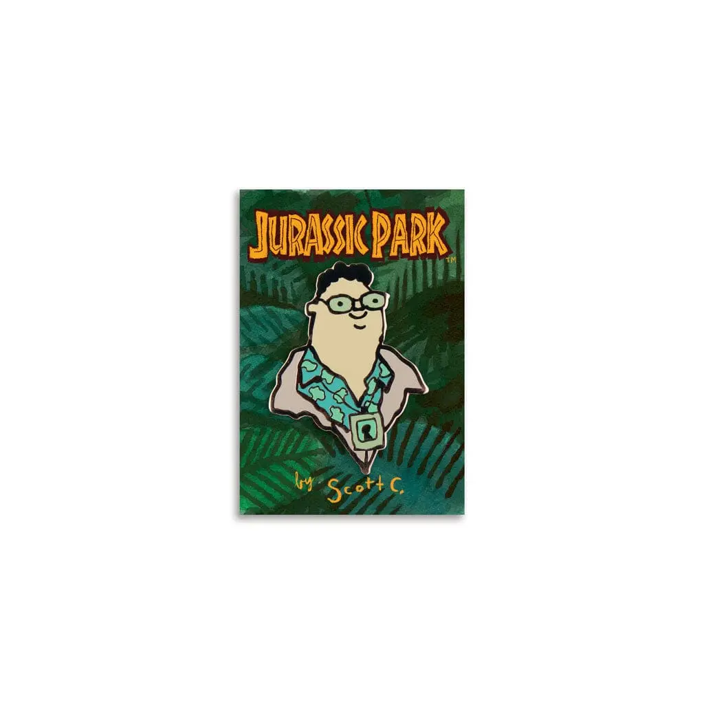 Jurassic Park – Nedry Enamel Pin 1