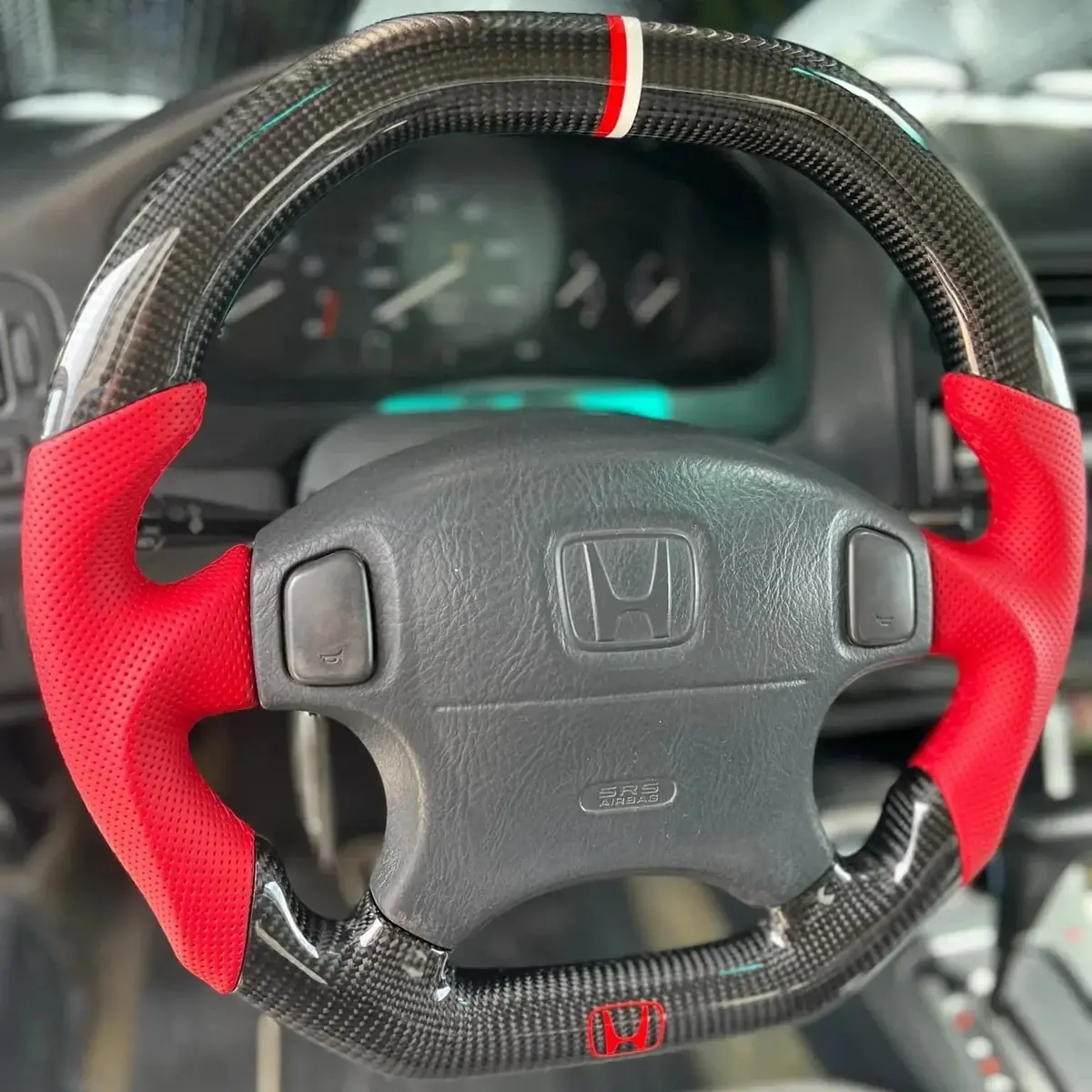 Carbon Fiber Steering Wheel For 1997-2001 Honda Cr-V | Ttd Craft 1