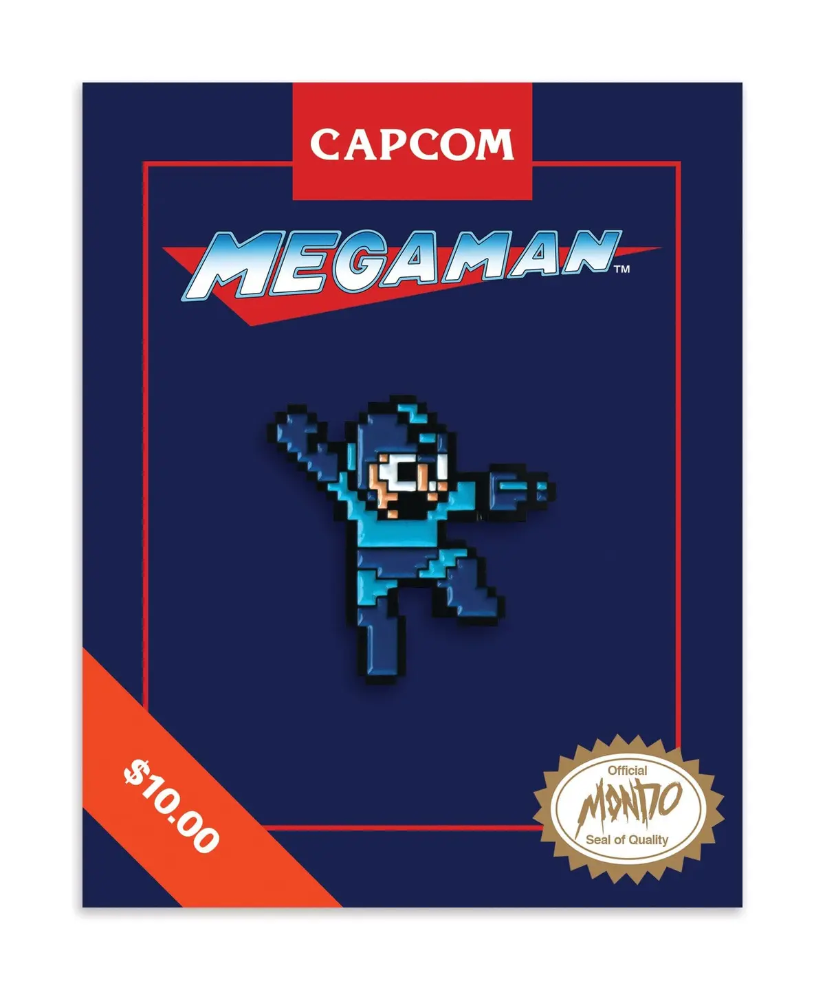 Mega Man Blue Bomber Enamel Pin 1