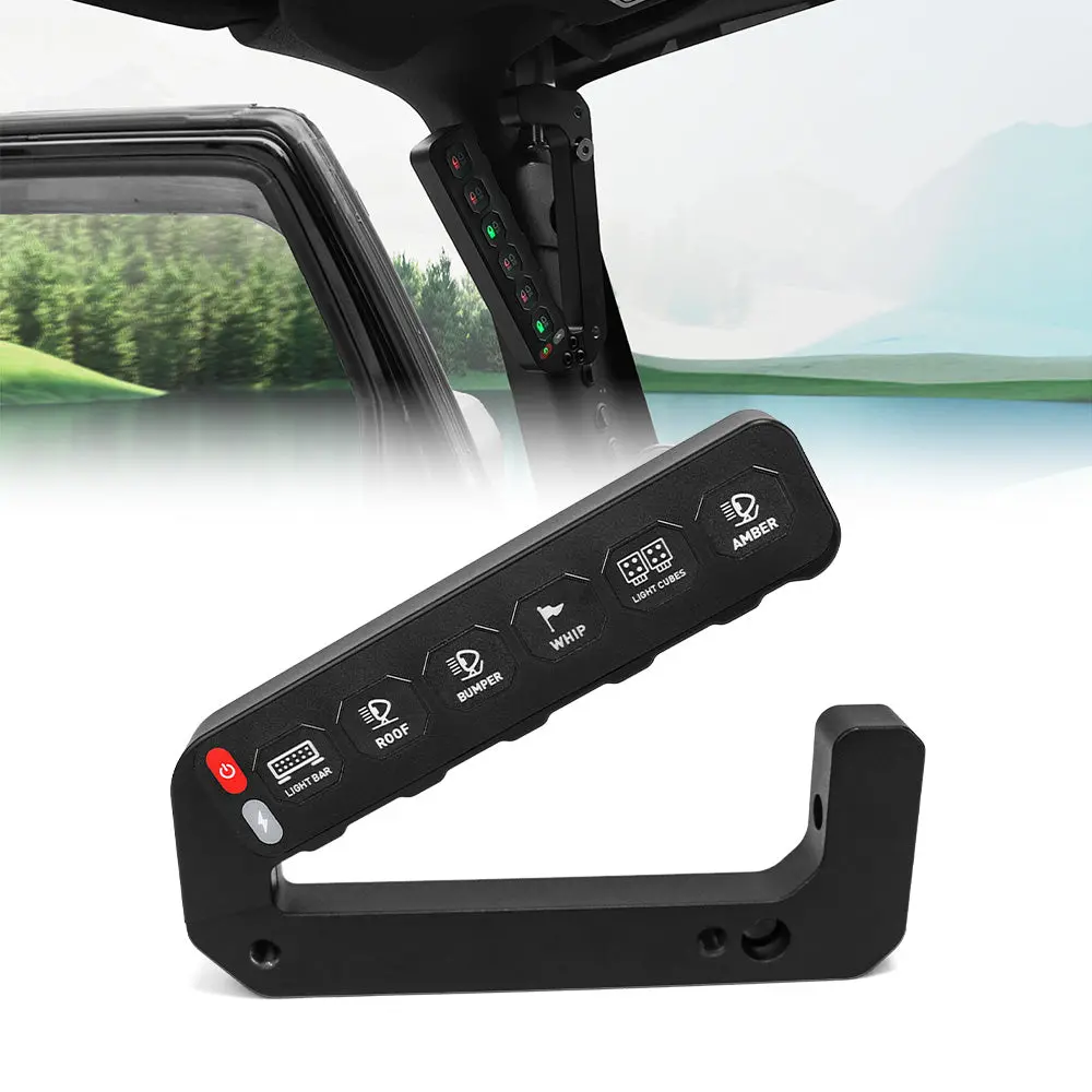 Jeep Wrangler Jk Grab Handle 6 Gang Switch Panel 1