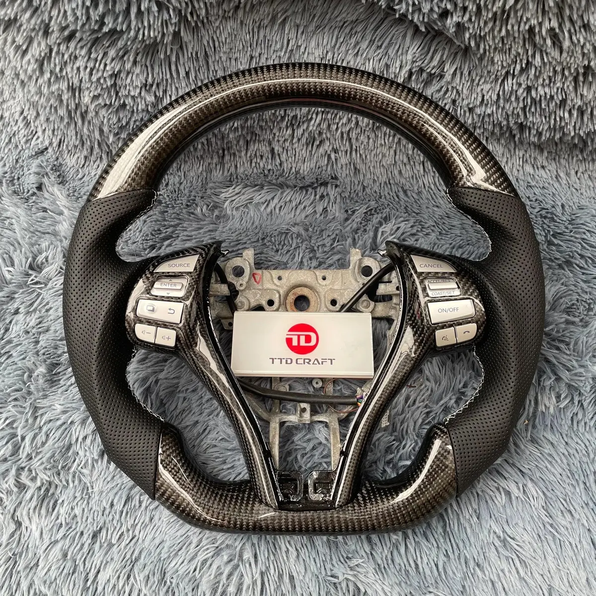 Ttd Craft Nissan 2014-2018 Rogue Carbon Fiber Steering Wheel 1