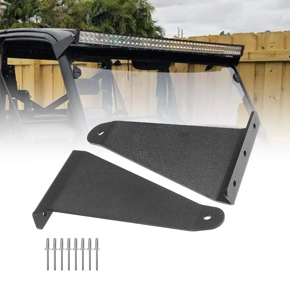 Upper Windshield Light Bar Mounting Bracket For Polaris Ranger 570/900/1000 Full Size 1