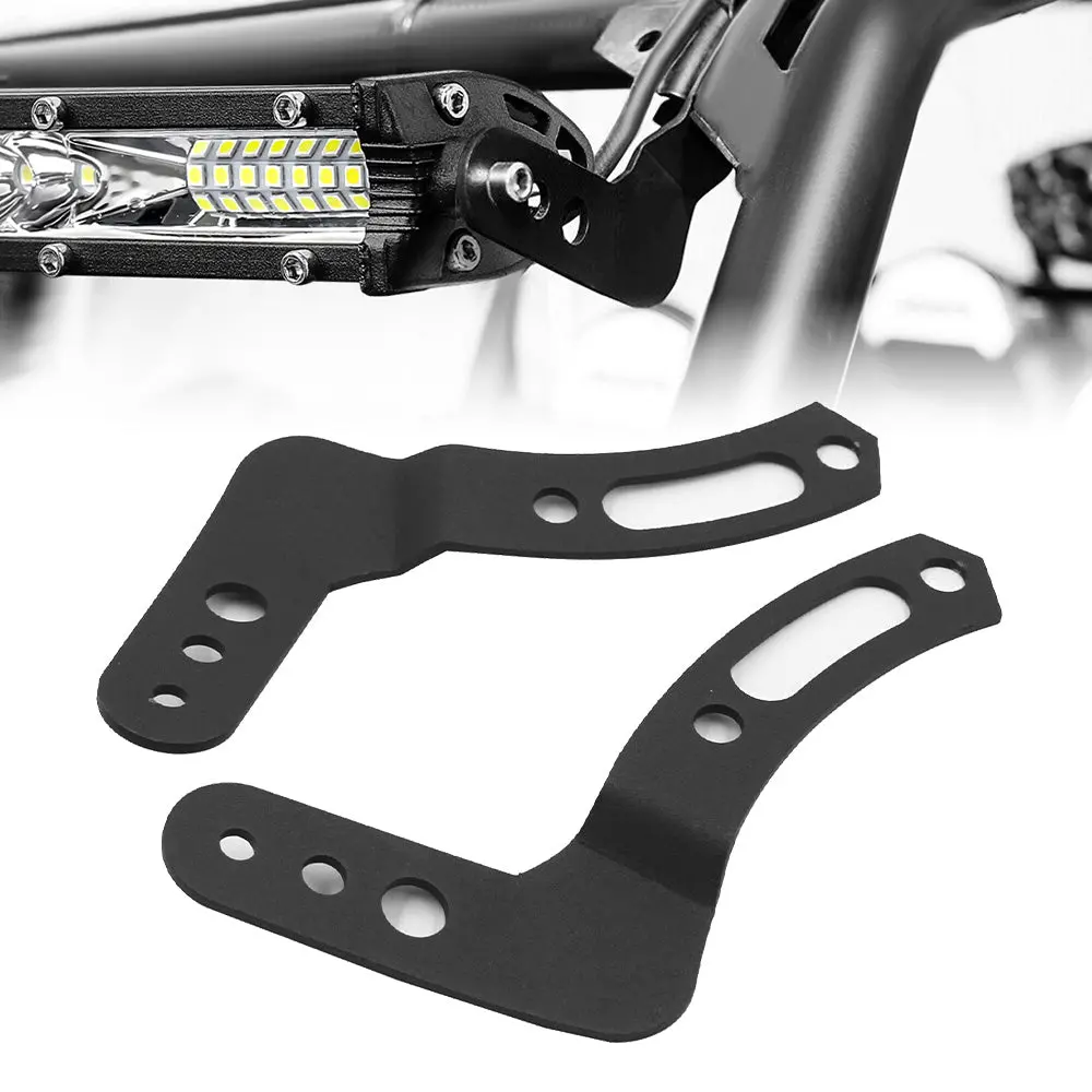 Upper Led Light Bar Roof Mount Brackets For Polaris Rzr 900 1000 800 1