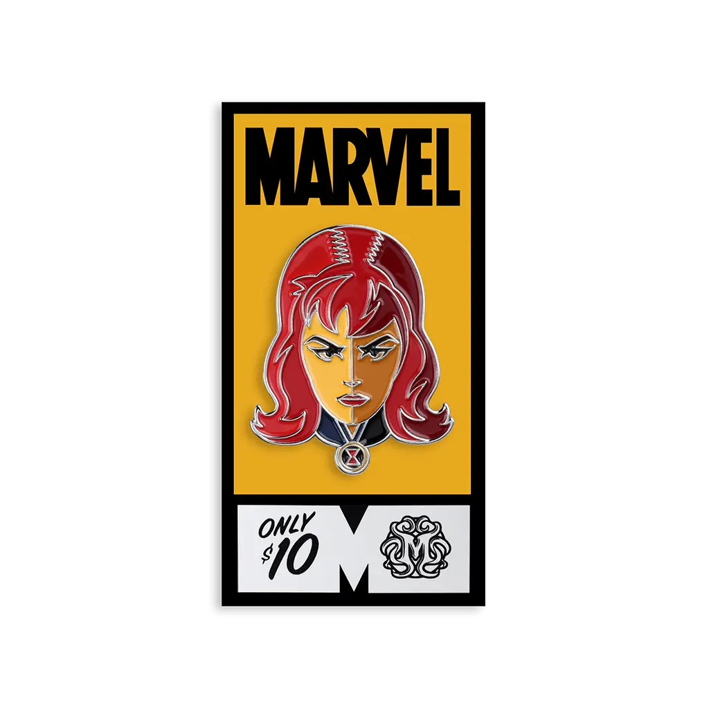 Black Widow Enamel Pin 1
