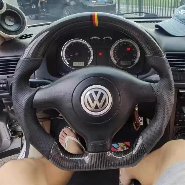 Carbon Fiber Steering Wheel For Vw 1999-2005 Mk4 Jetta | Ttd Craft 1