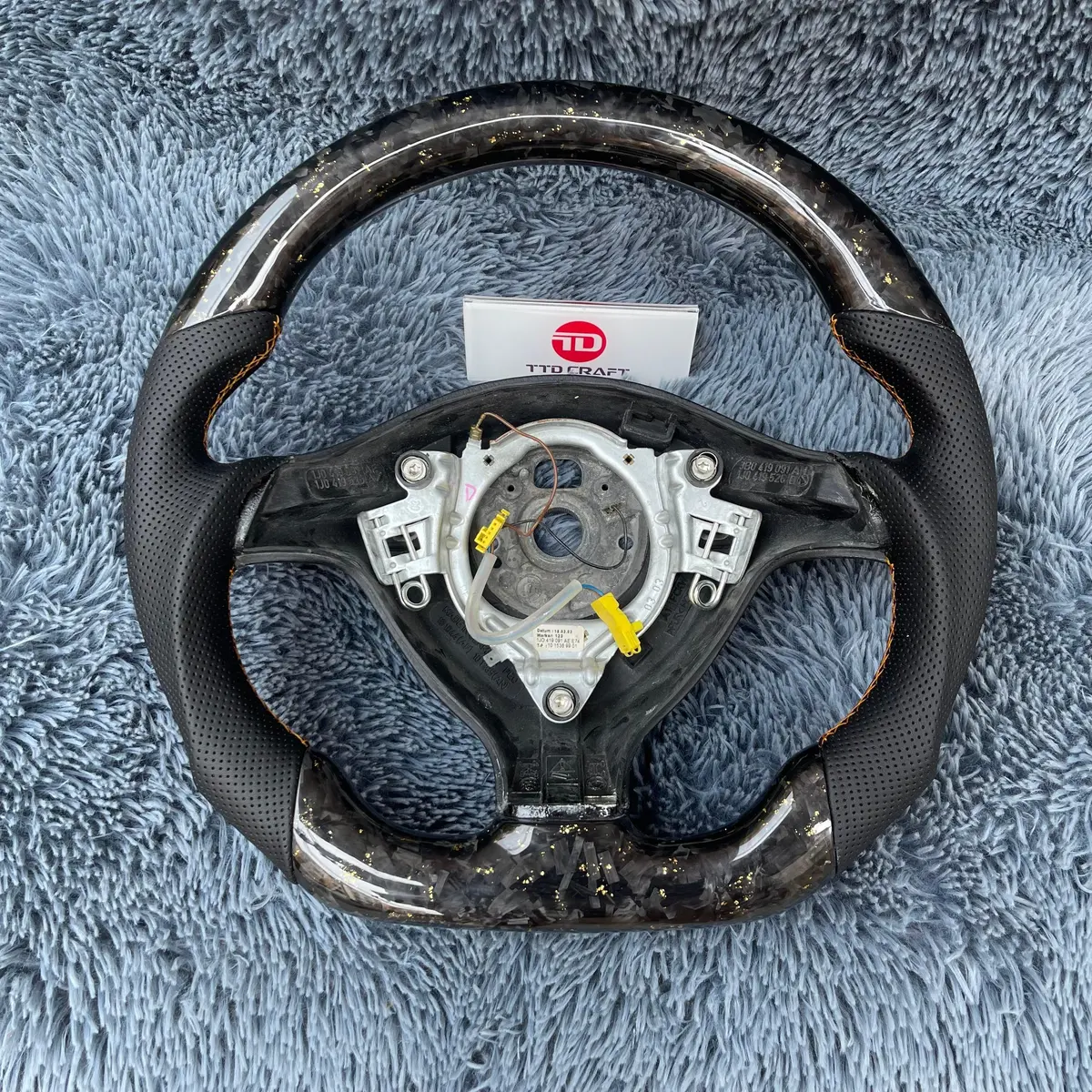Carbon Fiber Steering Wheel For Vw 1999-2002 Cabrio | Ttd Craft 1