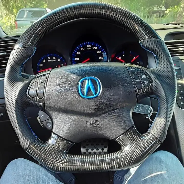 2004-2006 Acura Tl Carbon Fiber Steering Wheel |Ttd Craft 1
