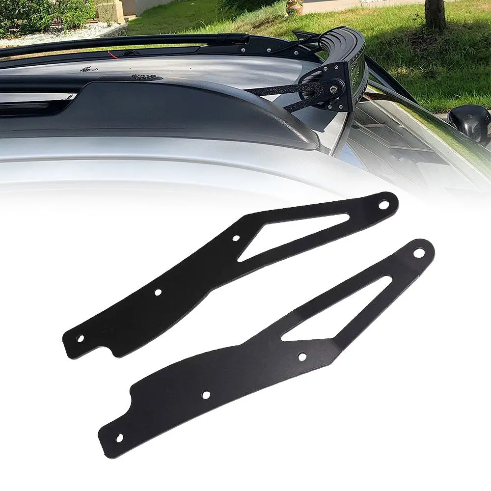 2005-2015 Toyota Tacoma 42" Curved Light Bar Upper Roof Mounting Brackets 1