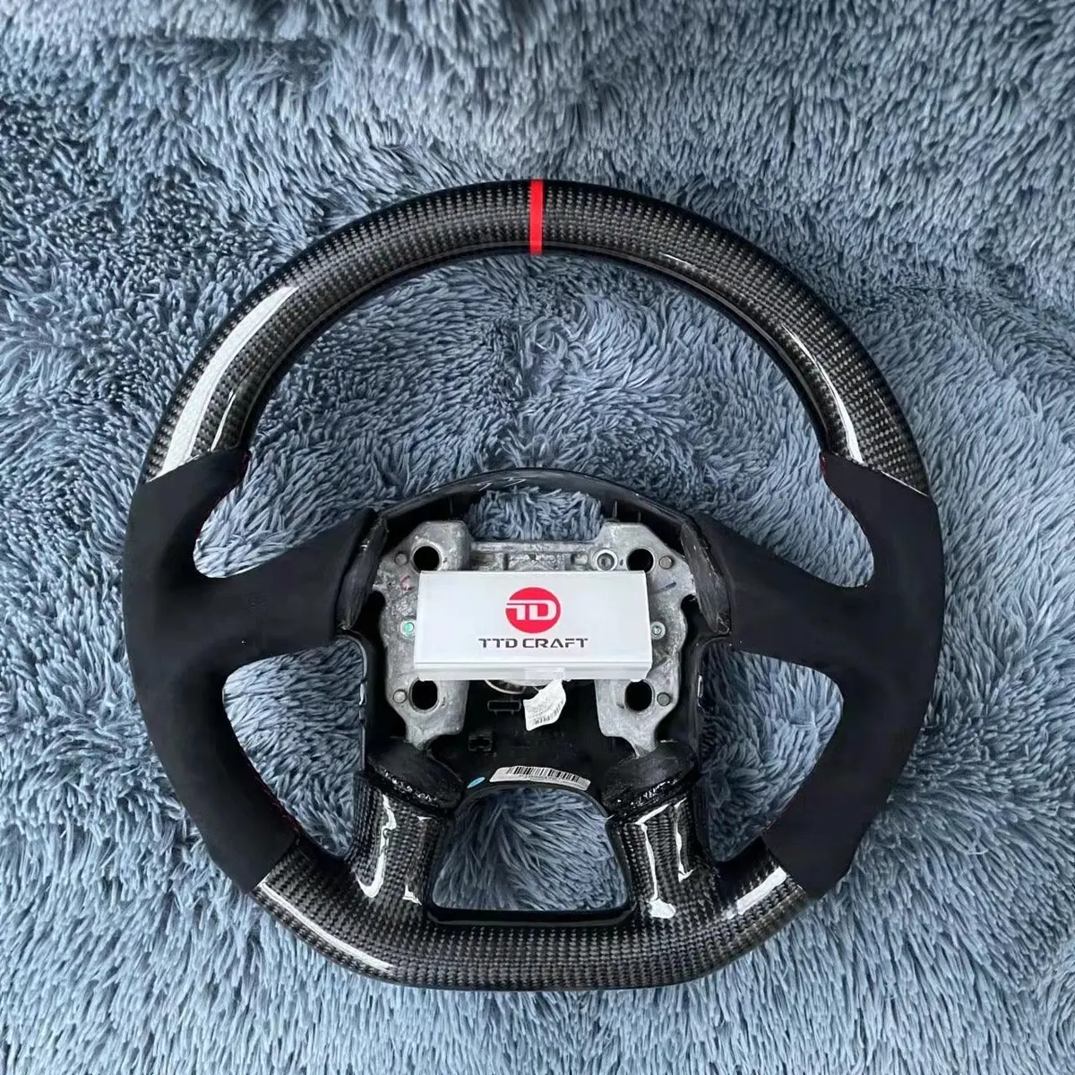 Custom 2005 Corvette C6 Carbon Fiber Steering Wheel |Ttd Craft 1