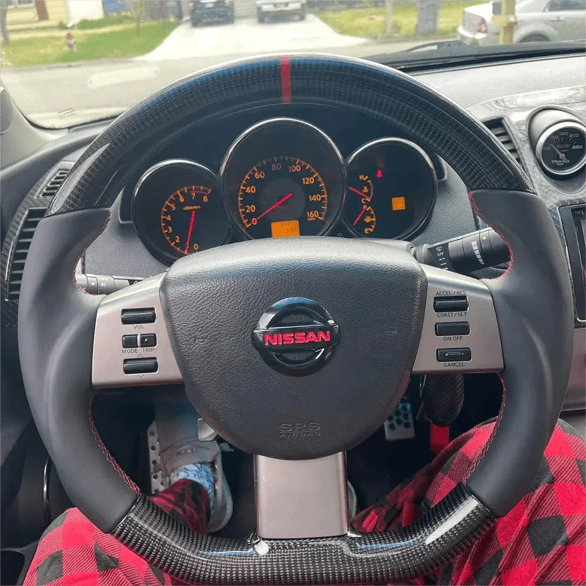 Carbon Fiber Steering Wheel For Nissan 2004-2008 Maxima / 2003-2006 Altima / 2003-2007 Murano | Ttd Craft 1
