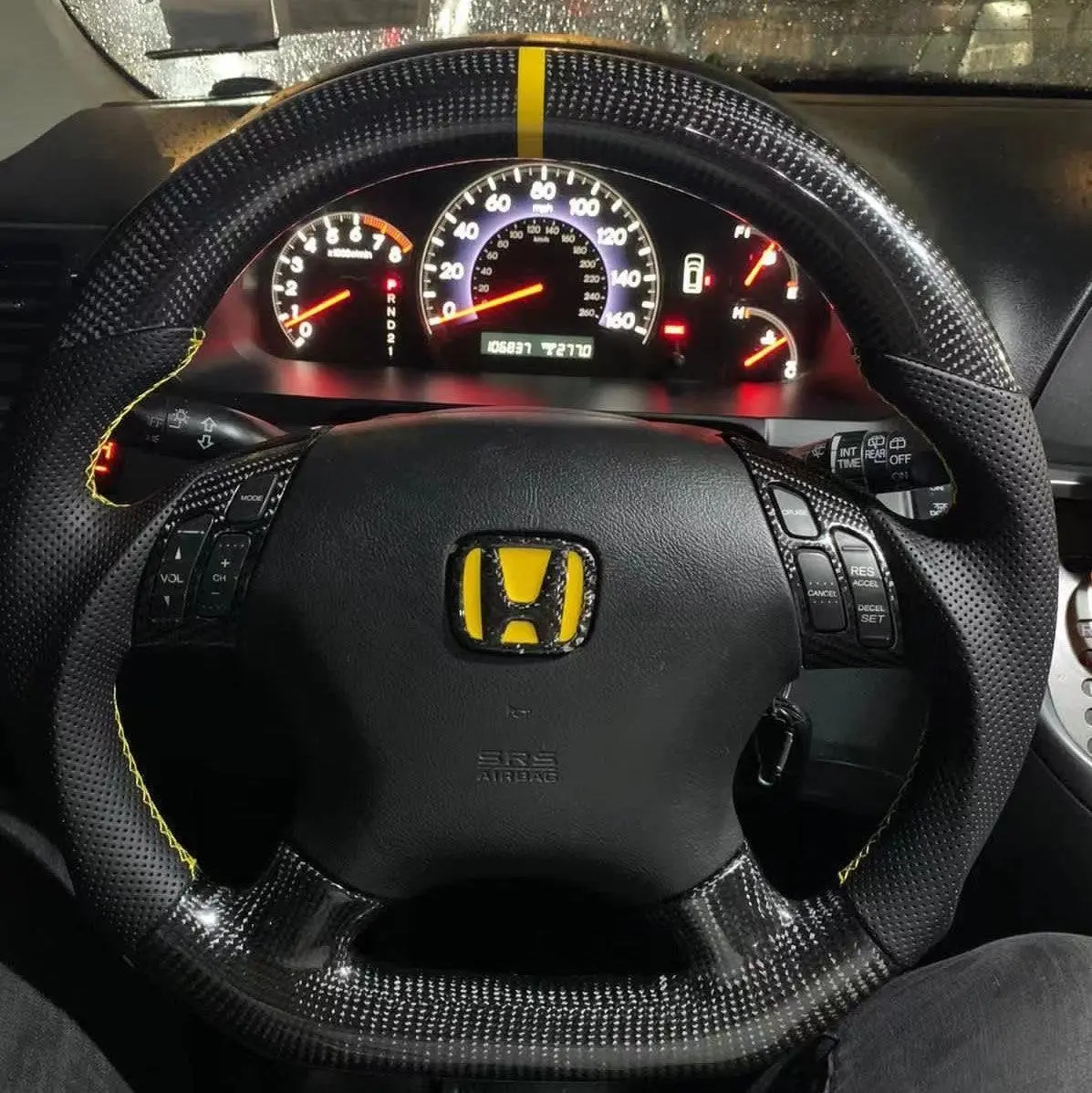 Carbon Fiber Steering Wheel For Honda 2005-2010 Odyssey | Ttd Craft 3