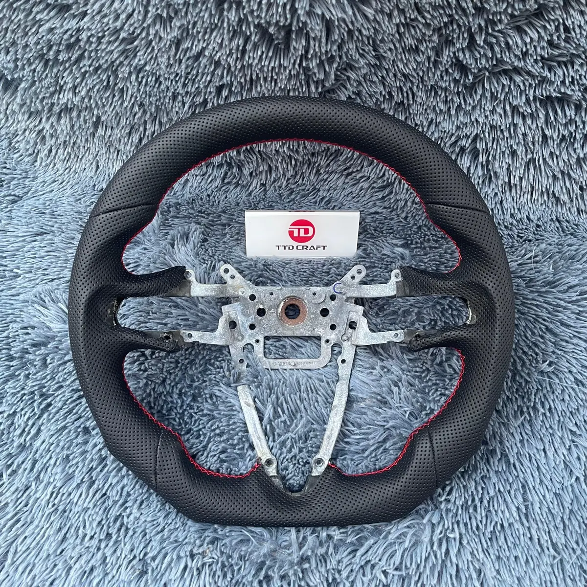 Custom Leather Steering Wheel For Honda 2009 Civic | Ttd Craft 1