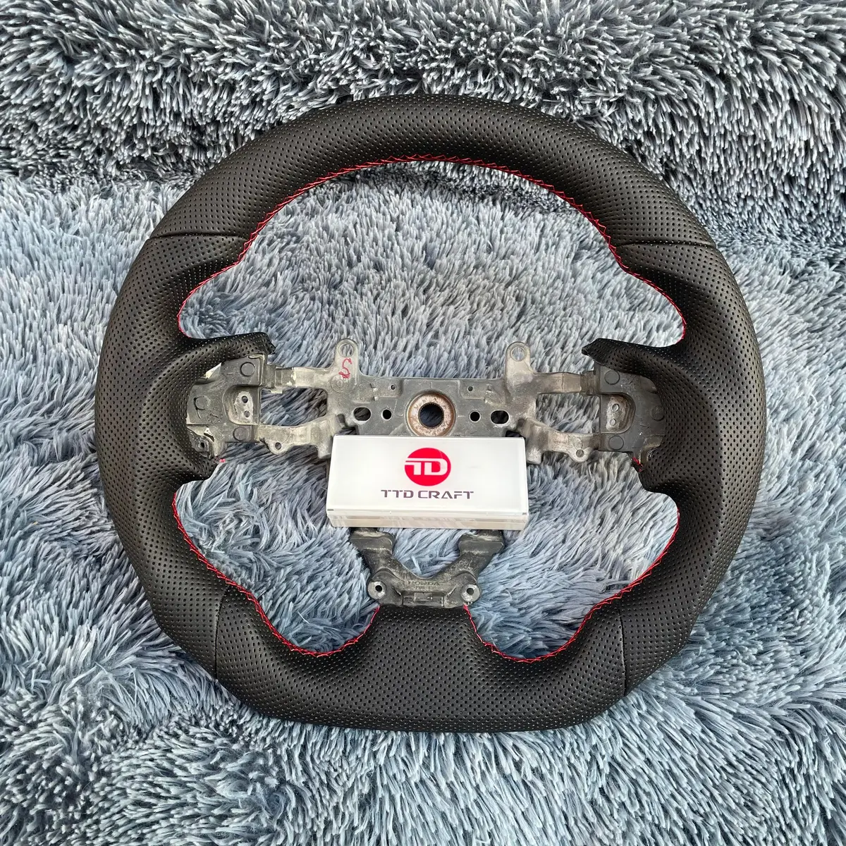 Custom Leather Steering Wheel For Honda 2012 2013 2014 2015 Civic | Ttd Craft 1