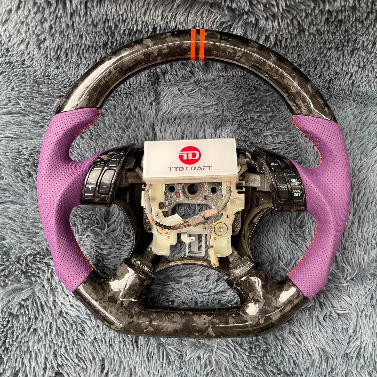 Carbon Fiber Steering Wheel For Honda 2005-2010 Odyssey Build | Ttd Craft 1