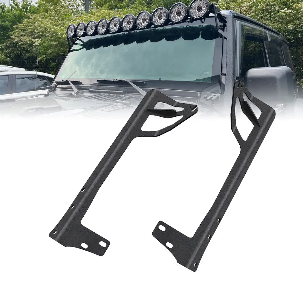 2007-2017 Jeep Wrangler Jk 50Inch Light Bar Roof Mounting Brackets 1