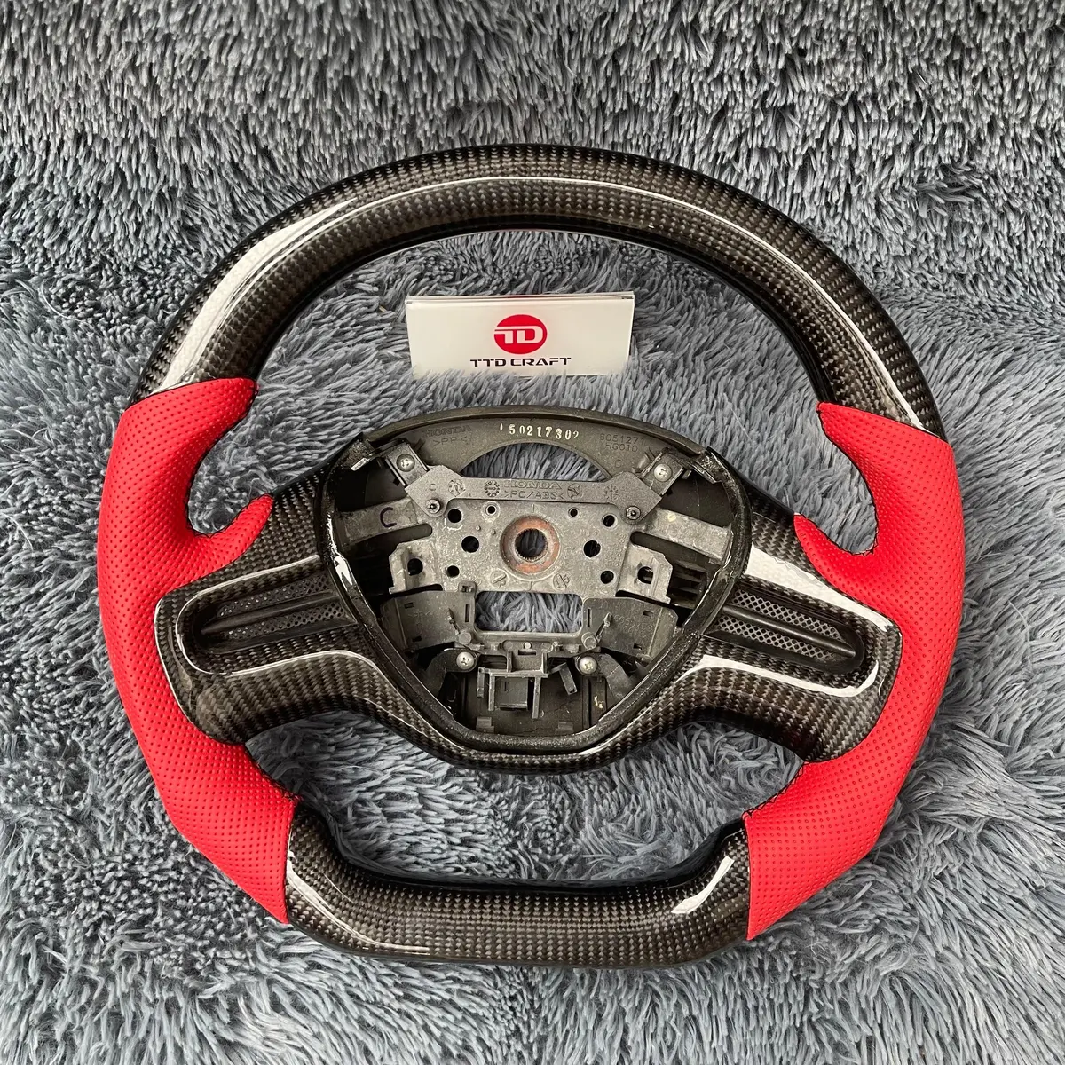 Carbon Fiber Steering Wheel For 8Th Gen Civic | Ttd Craft 1