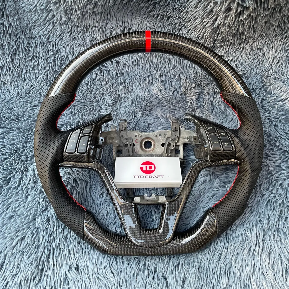Honda 2007-2011 Crv Carbon Fiber Steering Wheel | Ttd Craft 1