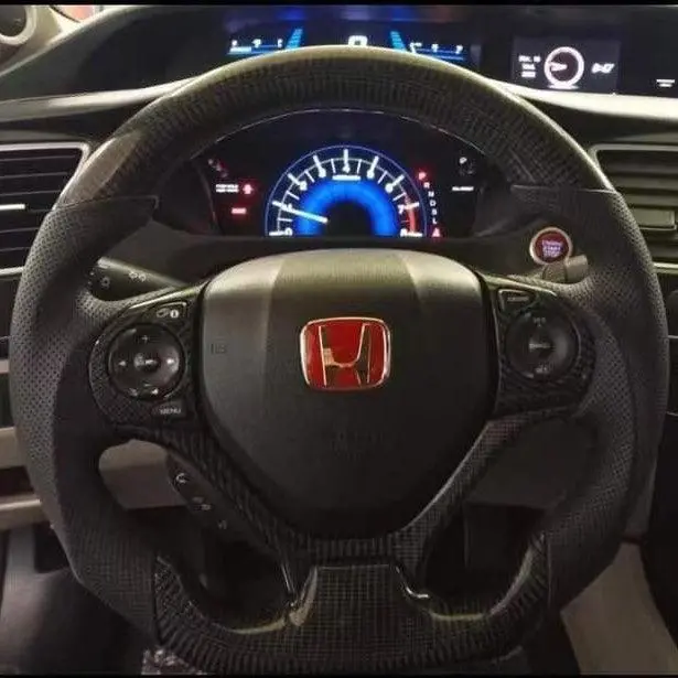 Honda Civic 9Th Gen Carbon Fiber Steering Wheel 2012-2015 | Ttd Craft 1