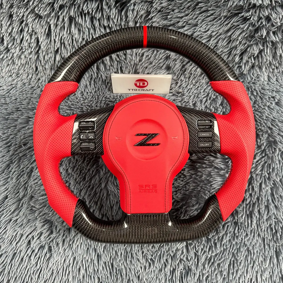 Nissan 2003-2010 350Z / Z33 Carbon Fiber  Steering Wheel Upgrade | Ttd Craft 1
