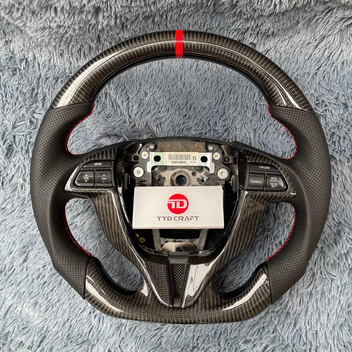 8Th Gen Honda Accord Coupe Carbon Fiber Steering Wheel  |Ttd Craft 1