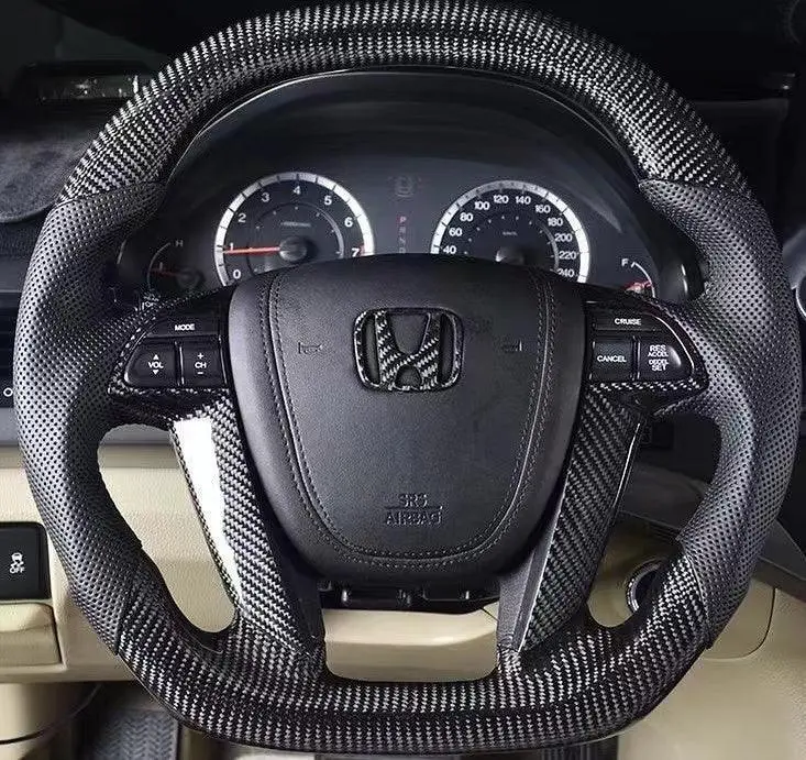 Honda 2008-2012 Accord / 2009-2015  Pilot Carbon Fiber Steering Wheel |Ttd Craft 1