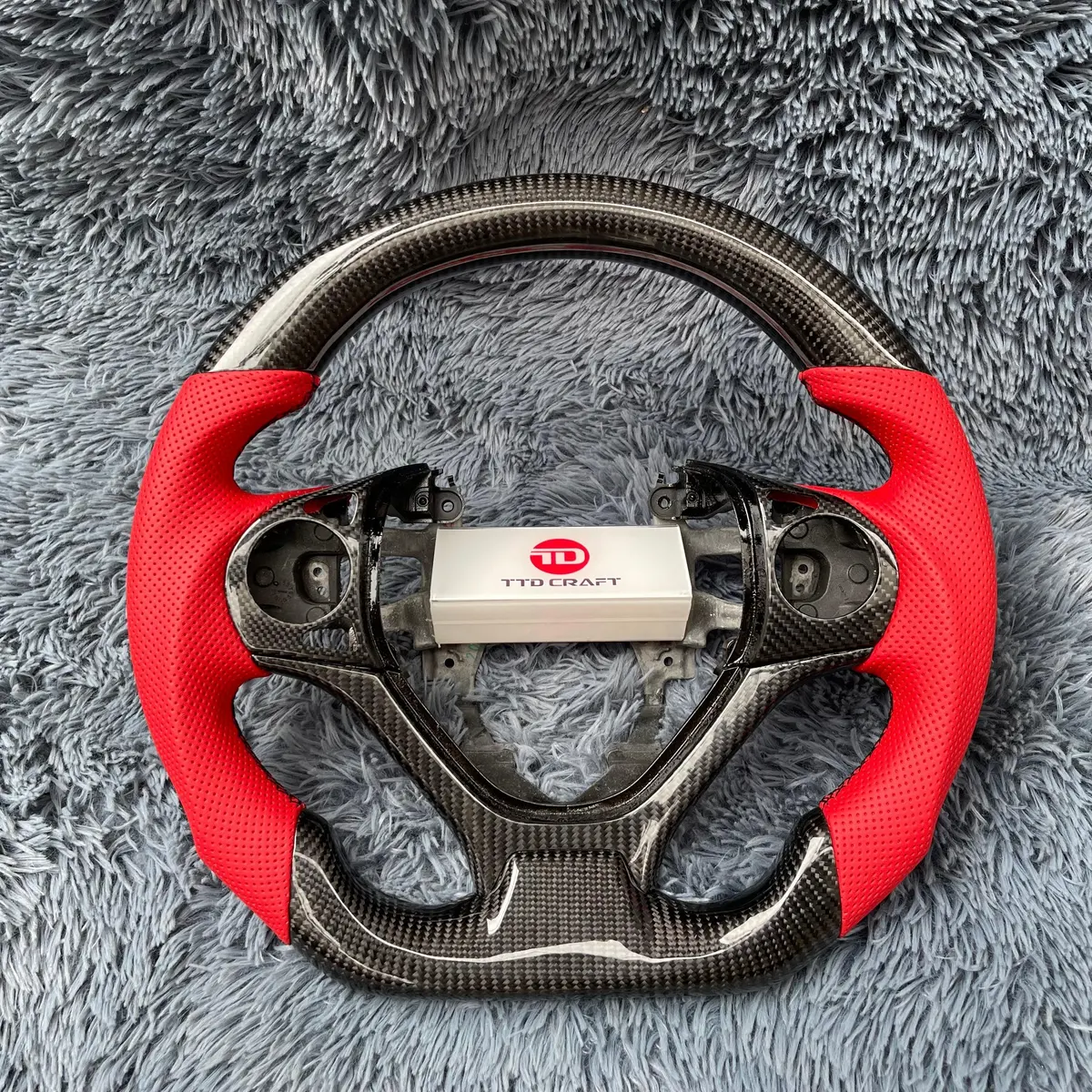 Custom Honda Civic Steering Wheel Carbon Fiber 2012-2015 | Ttd Craft 1