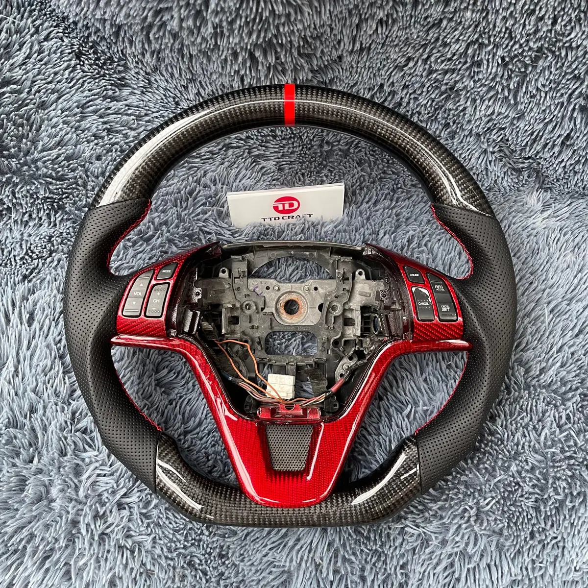 Carbon Fiber Steering Wheel For Honda 2007-2011 Crv | Ttd Craft 1