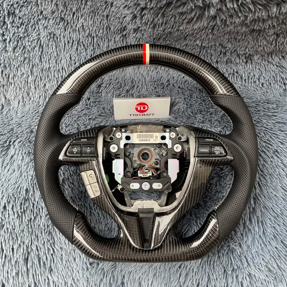 Custom Carbon Fiber Steering Wheel For 2008-2012 Accord Coupe  |Ttd Craft 1