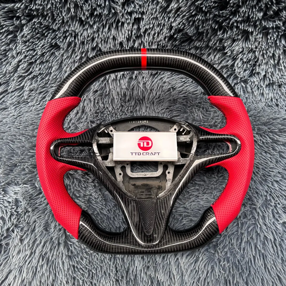 Custom Carbon Fiber Steering Wheel For Honda 2006-2011 Civic Fa | Ttd Craft 1