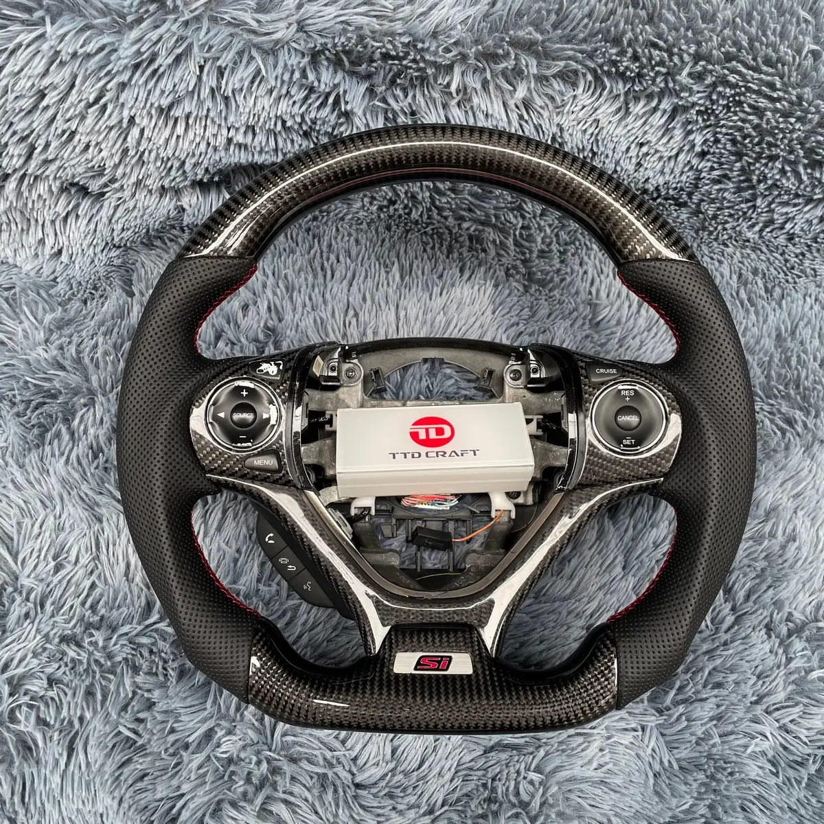 Honda Civic Carbon Fiber Steering Wheel 2012-2015 | Ttd Craft 1