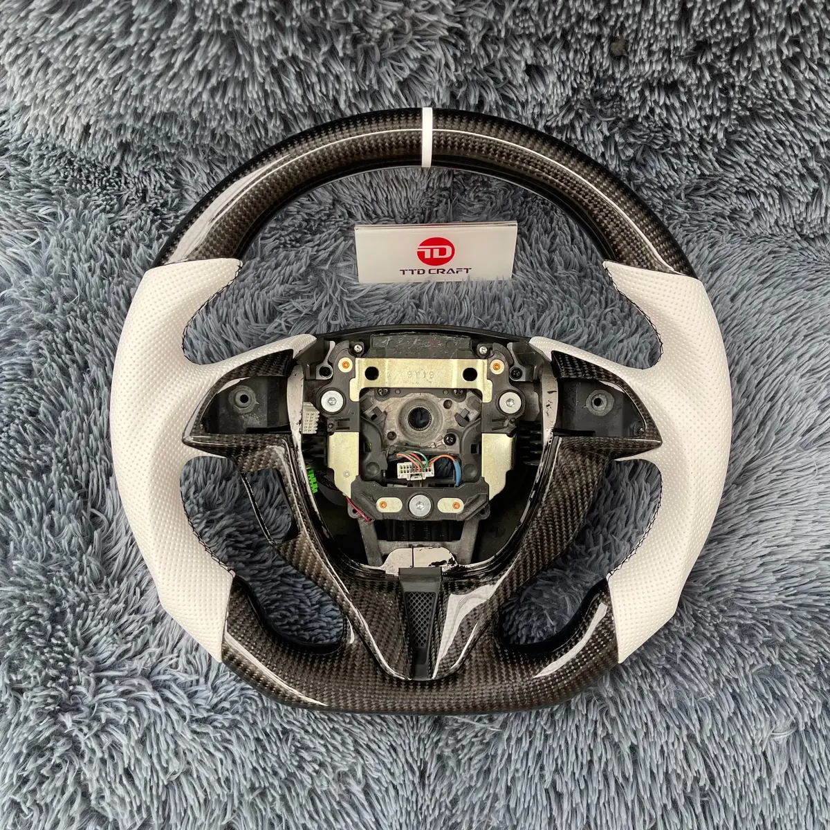 Carbon Fiber Steering Wheel For 2008-2012 Accord Coupe |Ttd Craft 1