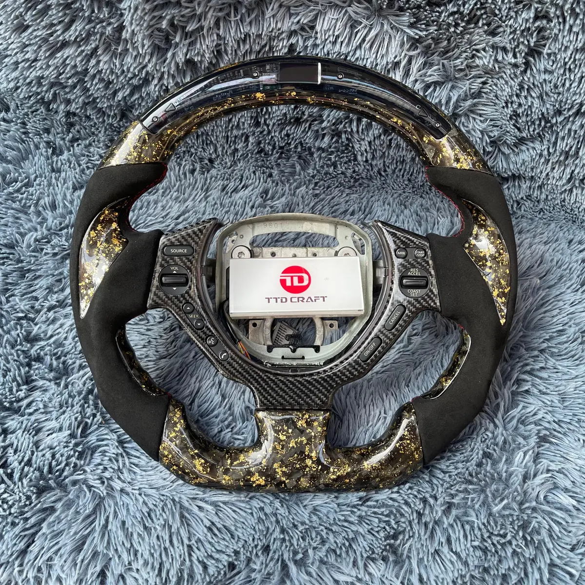 Nissan 2009-2016 Gtr R35 Carbon Fiber Steering Wheel Upgrade | Ttd Craft 1