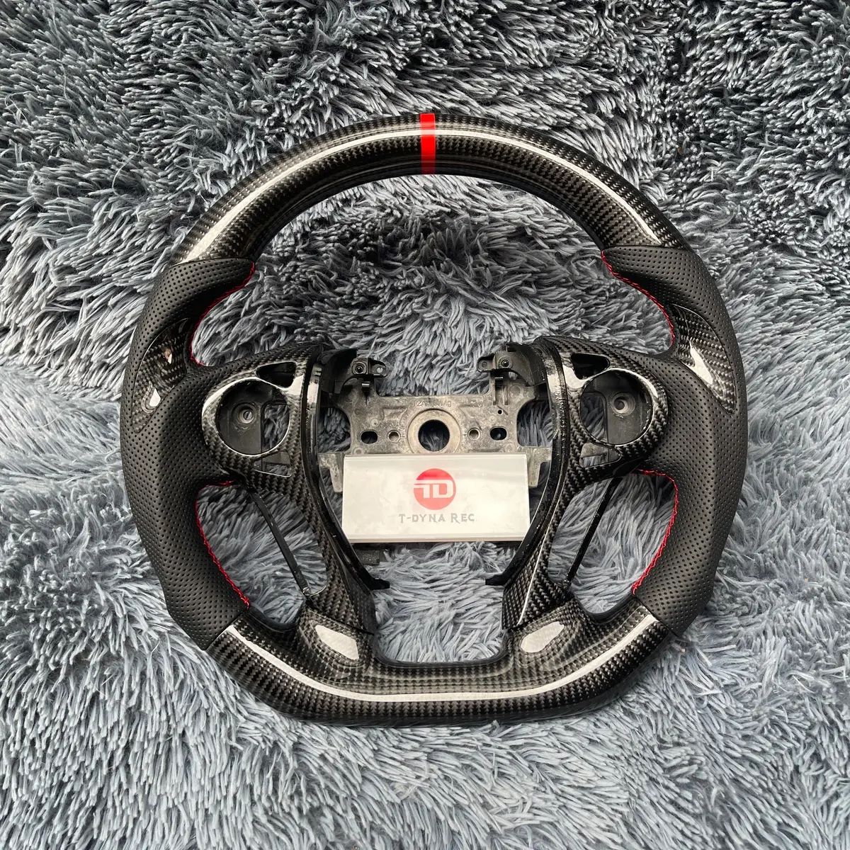 Carbon Fiber Steering Wheel For Accord 9Th Gen 2013-2017 Racing Style | Ttd Craft 1