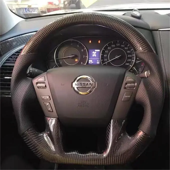 Carbon Fiber Steering Wheel For Nissan 2013-2024 Armada | Ttd Craft 1