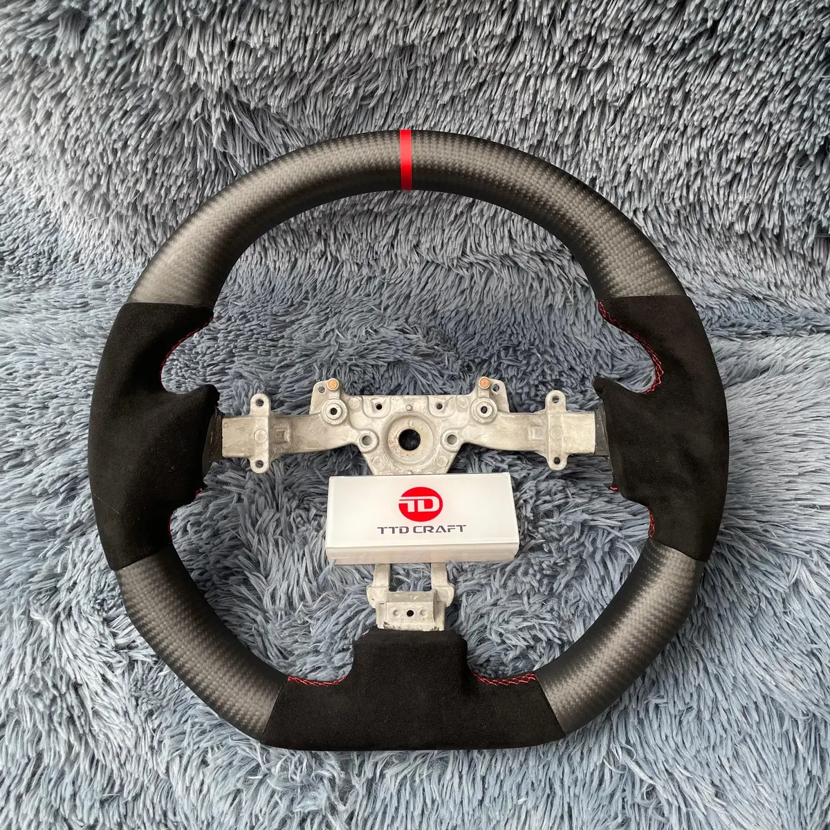 Carbon Fiber Steering Wheel With Suede For Nissan 2009-2016 Gtr | Ttd Craft 1