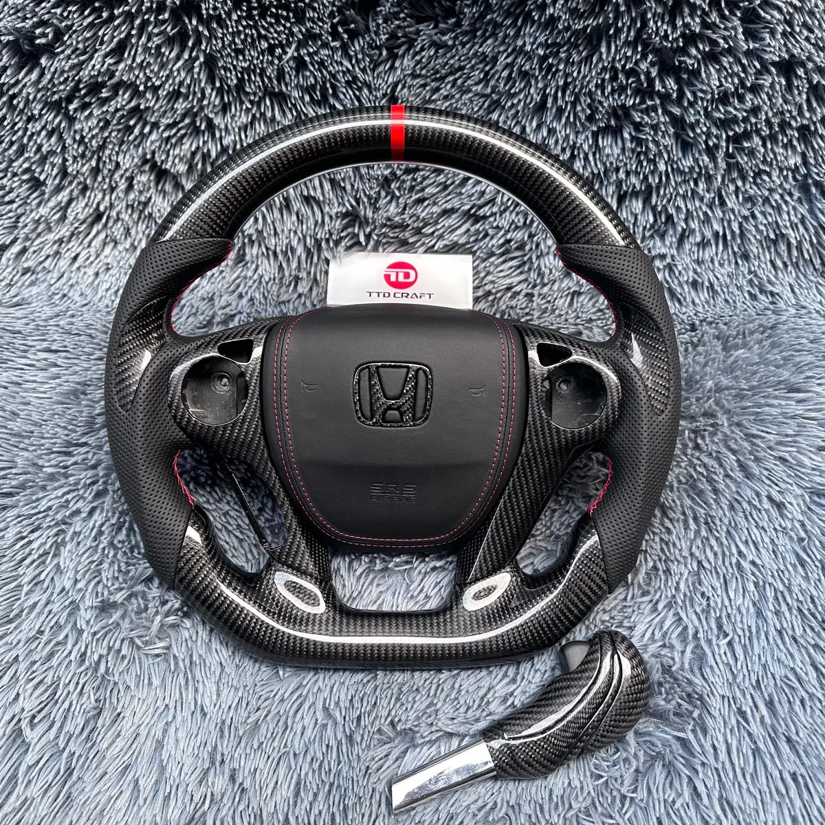 9Th Gen Honda 2013-2017 Accord Carbon Fiber Steering Wheel Build | Ttd Craft 1