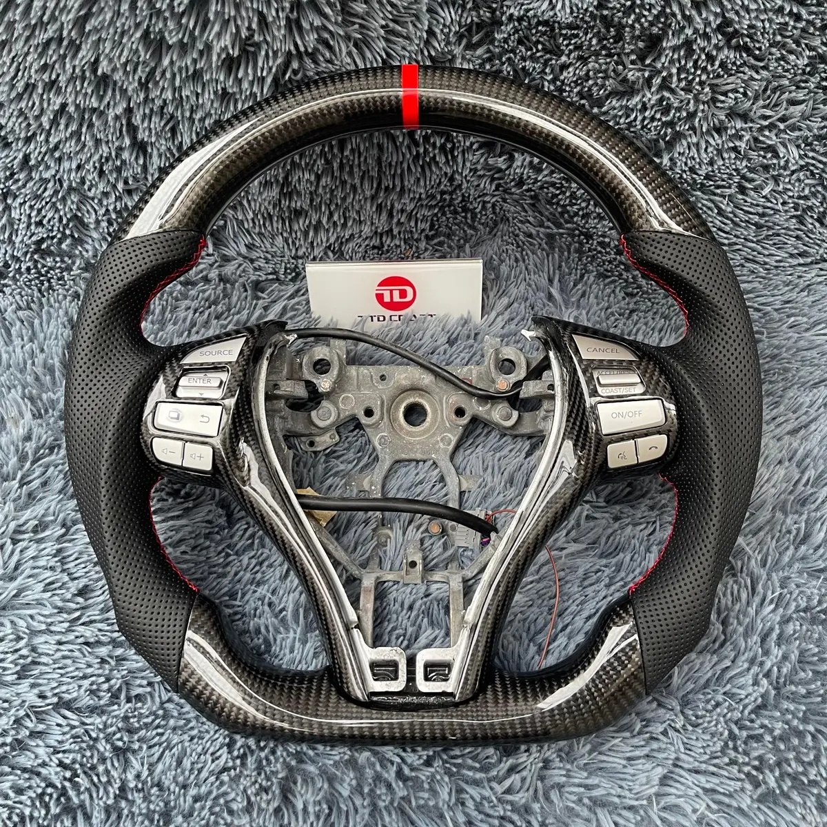 Nissan 2013-2018 Altima Carbon Fiber Steering Wheel Build | Ttd Craft 1