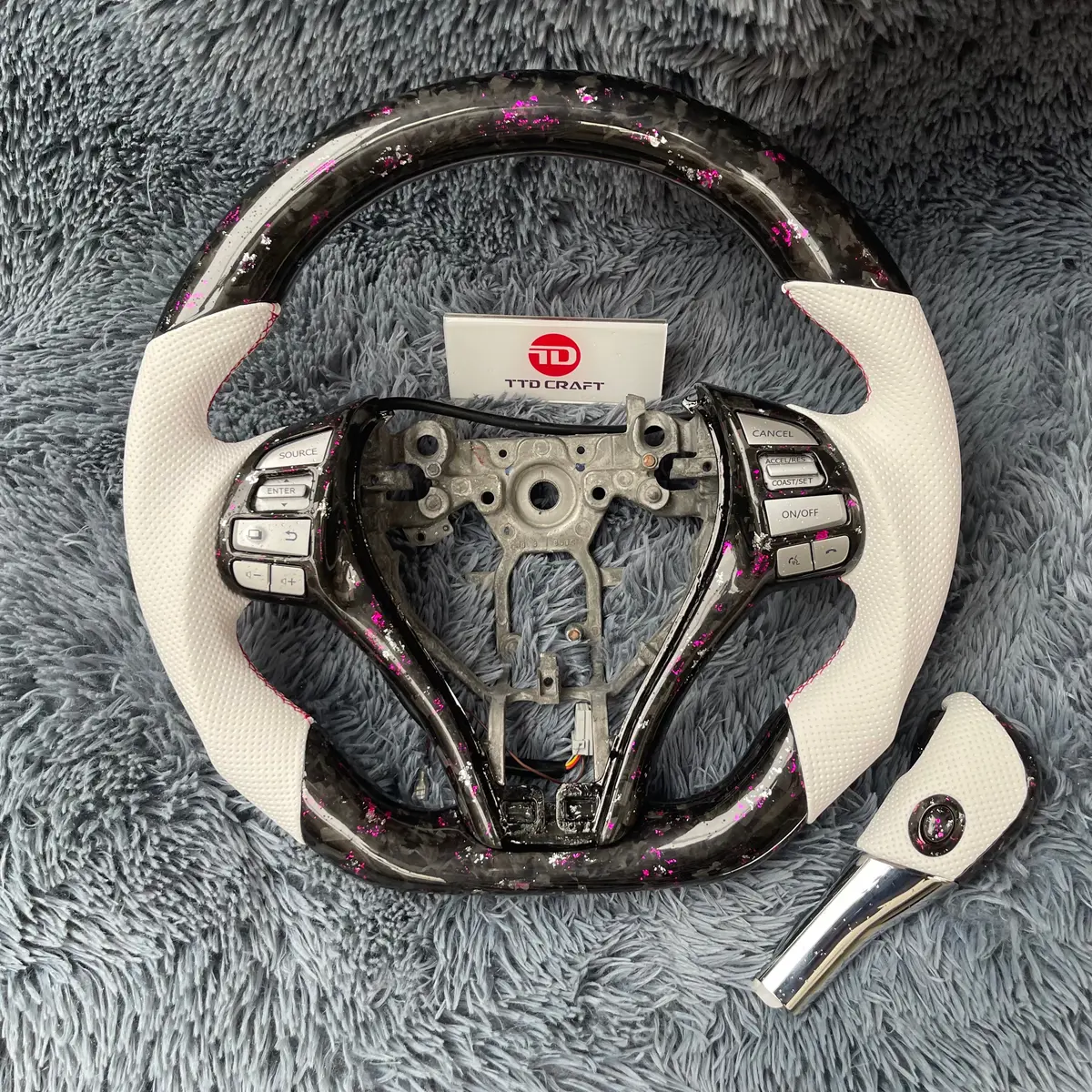 Carbon Fiber Steering Wheel Upgrade For Nissan 2013-2018 Altima | Ttd Craft 1