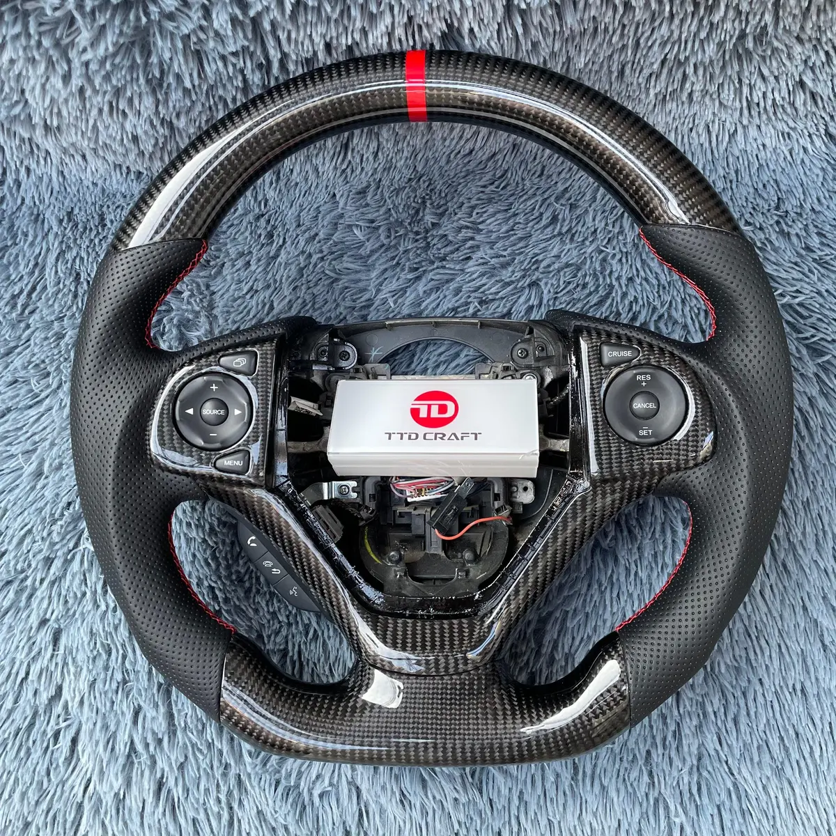 Carbon Fiber Steering Wheel For Honda 2012 2013 2014 2015 2016 Crv | Ttd Craft 1